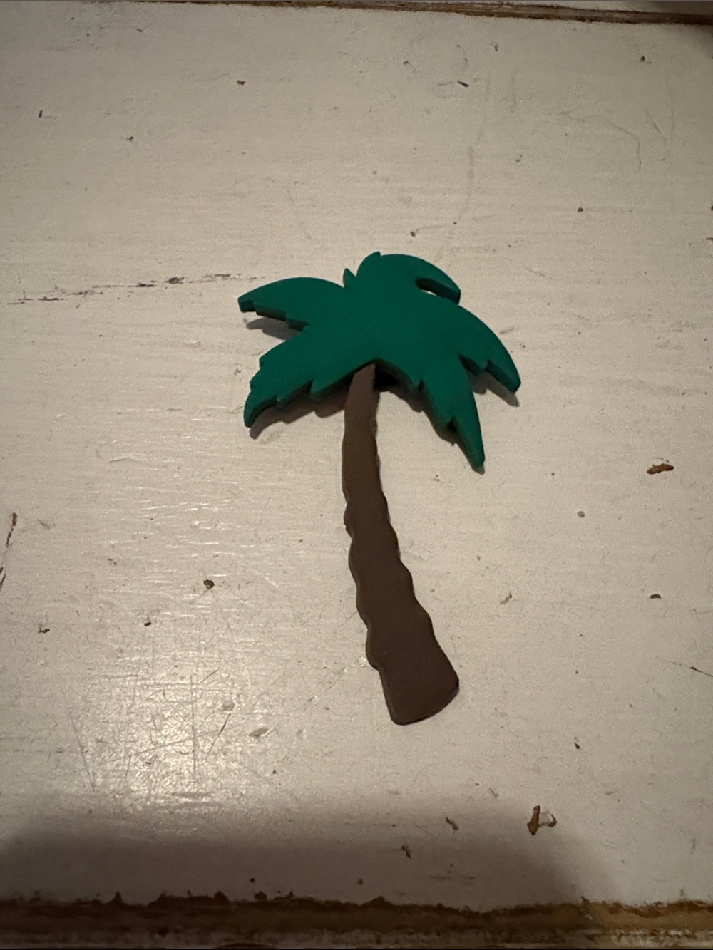 Palm Tree Silicone bogg bag charm
